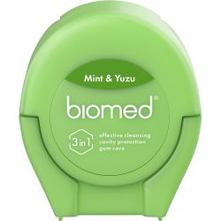 Комплексна зубна нитка BioMed з ароматом м'яти та юзу 50 м недорого