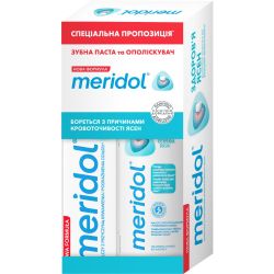 Набор Meridol (Меридол): Зубная паста от кровоточивости десен 75 мл + Ополаскиватель 100 мл в городе Харьков : цены, характеристики. 