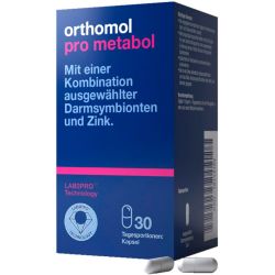 Orthomol Pro Metabol (для поддержания кишечника) 30 дней, капсулы №30 в городе Львов : цены, характеристики. 