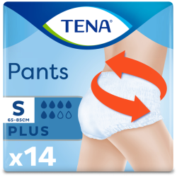 Подгузники-трусики для взрослых Tena (Тена) Pants Plus S №14 в интернет-аптеке - фото №1 Подгузники-трусики для взрослых Tena (Тена) Pants Plus S №14 в интернет-аптеке