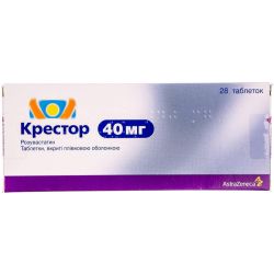 Крестор 40 мг таблетки №28 в городе Львов : цены, характеристики. 
