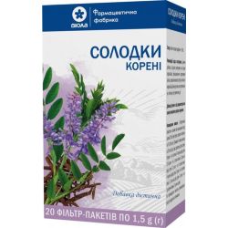 Солодки корни Виола 1,5 г в фильтр-пакетах №20 цена