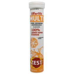 Zest (Зест) EfferVit Multi (ЭфферВит Мульти) шипучие таблетки №20 в городе Николаев : цены, характеристики. 