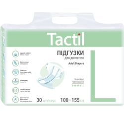 Подгузники для взрослых Tactil, р.L (100-155 см) 30 шт. ADD