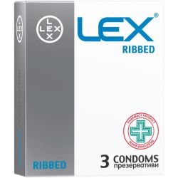 Презервативи LEX Ribbed №3 в місті Вінниця : ціни, характеристика. 
