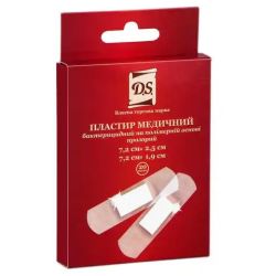 Пластырь D.S. бактерицидный на полимерной основе прозрачный 7,2 см х 2,5 см и 7,2 см х 1,9 см №20 в городе Одесса : цены, характеристики. - фото №1 Пластырь D.S. бактерицидный на полимерной основе прозрачный 7,2 см х 2,5 см и 7,2 см х 1,9 см №20 в городе Одесса : цены, характеристики.