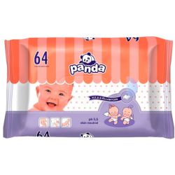 Вологі серветки Panda дитячі, 64 шт. в інтернет-аптеці