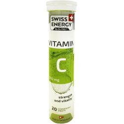 Swiss Energy (Свісс Енерджі) Vitamin C 550 мг шипучі таблетки №20 в аптеці