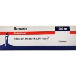 Ванкован лиофилизат для раствора для инфузий по 1000 мг флакон №1 заказать