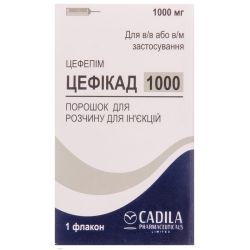 Цефикад 1000 мг порошок для раствора для инъекций №1 заказать
