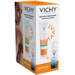Набір Vichy (Віши) Капіталь Солей (Сонцезахисний матуючий крем 3 в 1 для жирної, проблемної шкіри, SPF50+, 50 мл + Термальна вода 50 мл) в місті Чернігів : ціни, характеристика. 