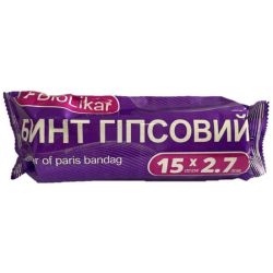 Бинт + Biolikar гіпсовий 15 см х 2,7 м в місті Запоріжжя : ціни, характеристика. 