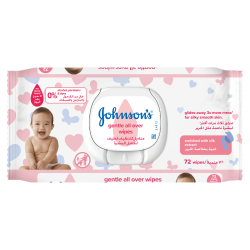 Серветки вологі Johnsons Лагідна турбота №72 в місті Кривий Ріг : ціни, характеристика. 