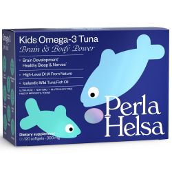 Perla Helsa (Перла Хелса) Kids (Кидс) Омега-3 из Тунца с DHA-формулой капсулы №120 в городе Львов : цены, характеристики. 