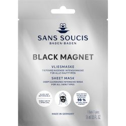 Маска Sans Soucis (Сан Суси) тканевая Black Magnet очищающая 16 мл в городе Запорожье : цены, характеристики. 