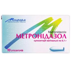 Метронідазол 0,1 г супозиторії вагінальні №10 в місті Запоріжжя : ціни, характеристика. 