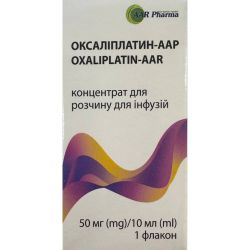 Оксаліплатин-ААР концентрат для розчину для інфузій 5 мг/мл флакон 10 мл (50 мг) №1 в місті Запоріжжя : ціни, характеристика. 