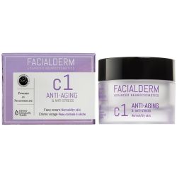 Крем Facialderm антивіковий захист та антистрес 50 мл  фото