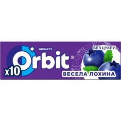 Жувальна гумка Orbit White без цукру Весела лохина, 14 г в аптеці