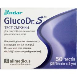 Тест-смужки GlucoDr.S AGM-513S №50 в місті Одеса : ціни, характеристика. 