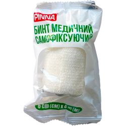 Бинт медицинский Pinna (Пинна) самофиксирующийся 6 см х 4 м №1 фото