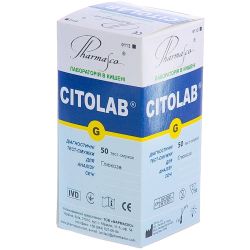 Тест-полоски CITOLAB G для определения глюкозы №50  в Днепре : цены, характеристики. 