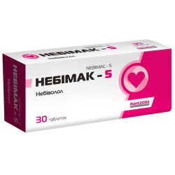Небимак-5 5 мг таблетки №30 в Украине