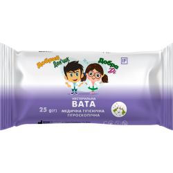 Вата Добрая Ди/Добрый Денчик ролик, нестерильная, 50 г в городе Харьков : цены, характеристики. 