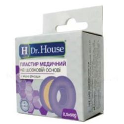 Пластырь медицинский шелковый Ultra H Dr. House 2,5 см х 500 см (бумаж.уп) в городе Запорожье : цены, характеристики. 