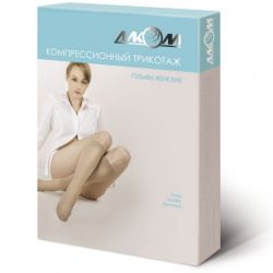 Гольфы Алком женские компрессионные 2 лечебные, р.3, бежевые (5012) заказать