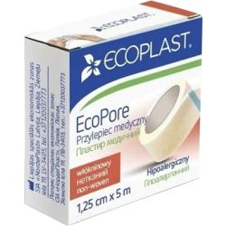 Лейкопластир EcoPlast ЕкоПор 1,25 см х 5 м №1 в місті Запоріжжя : ціни, характеристика. 