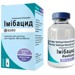 Імібацид порошок для раствору для інфузій 500 мг/500 мг флакон №1 купити