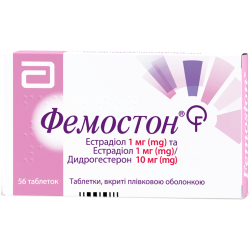 Фемостон 1 мг/10 мг таблетки №56 в Дніпрі : ціни, характеристика. 