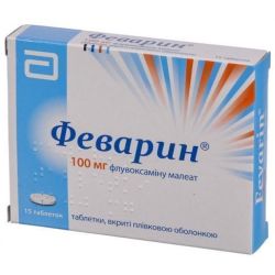 Феварин 100 мг таблетки №15 купить