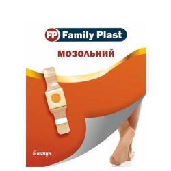 Пластир медичний Family Plast мозольний 2 см х 6 см №5 в місті Львів : ціни, характеристика. 