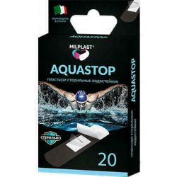 Пластири Aquastop стерильні водостійкі Набір 20 шт - 7х2 см в місті Запоріжжя : ціни, характеристика. 