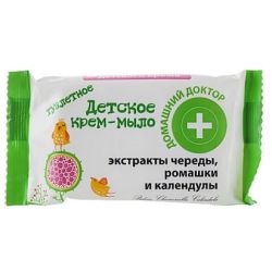Крем-мыло Домашний доктор детское с экстрактом череды, ромашки, календулы 70 г недорого