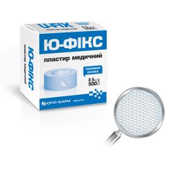 Пластырь Ю-Фикс медицинский катушечный на тканевой основе 2,5*500 см ADD