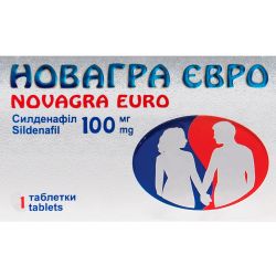 Новагра Євро 100 мг таблетки №1 в місті Харків : ціни, характеристика. 