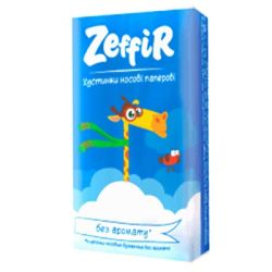 Платочки бумажные Zeffir без запаха, 10 шт. недорого