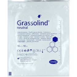 Пов'язка мазева Grassolind neutral для ран на вазеліновій основі 10х10 см стерильна, 1 шт. в місті Львів : ціни, характеристика. 