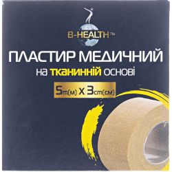Пластырь медицинский B-Heаlth на тканевой основе, катушка, размер 5 м х 3 см в городе Запорожье : цены, характеристики. - фото №1 Пластырь медицинский B-Heаlth на тканевой основе, катушка, размер 5 м х 3 см в городе Запорожье : цены, характеристики.