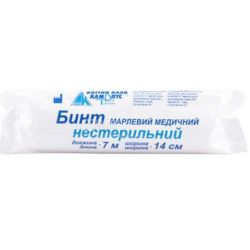 Бинт нестерильний 7х14 см в місті Запоріжжя : ціни, характеристика. 