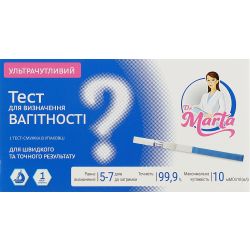 Тест Dr.Marta для определения беременности ультрачувствительный №1 в Украине