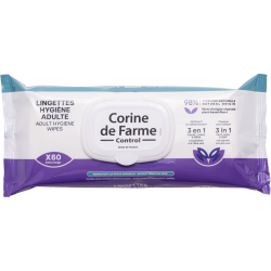 Салфетки Corine de Farme (Корин де Фарм) гигиенические для лица и тела для взрослых №60 в городе Запорожье : цены, характеристики. 