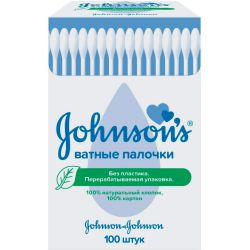 Ватные палочки Johnson's Baby, 100 шт. в городе Одесса : цены, характеристики. 