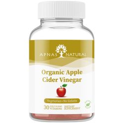 Apnas Natural (Апнас Натурал) Яблучний оцет сидровий органічний, жувальні пастилки 500 мг №30 в місті Запоріжжя : ціни, характеристика. 