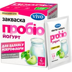 Закваска бактеріальна Vivo Пробіо йогурт саше №4 недорого