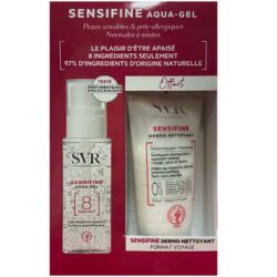 Набор SVR Sensifine (Аква-гель SVR Sensifine для лица 40 мл + Крем-гель SVR Sensifine очищающий для сухой атопичной кожи лица 50 мл) в Украине
