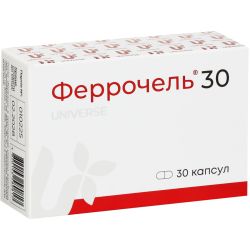 Феррочель 300 мг капсули №30 в місті Кривий Ріг : ціни, характеристика. 